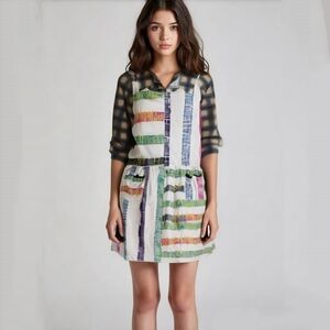 Stranger Things Eleven Geometric Romper Teen Costume 